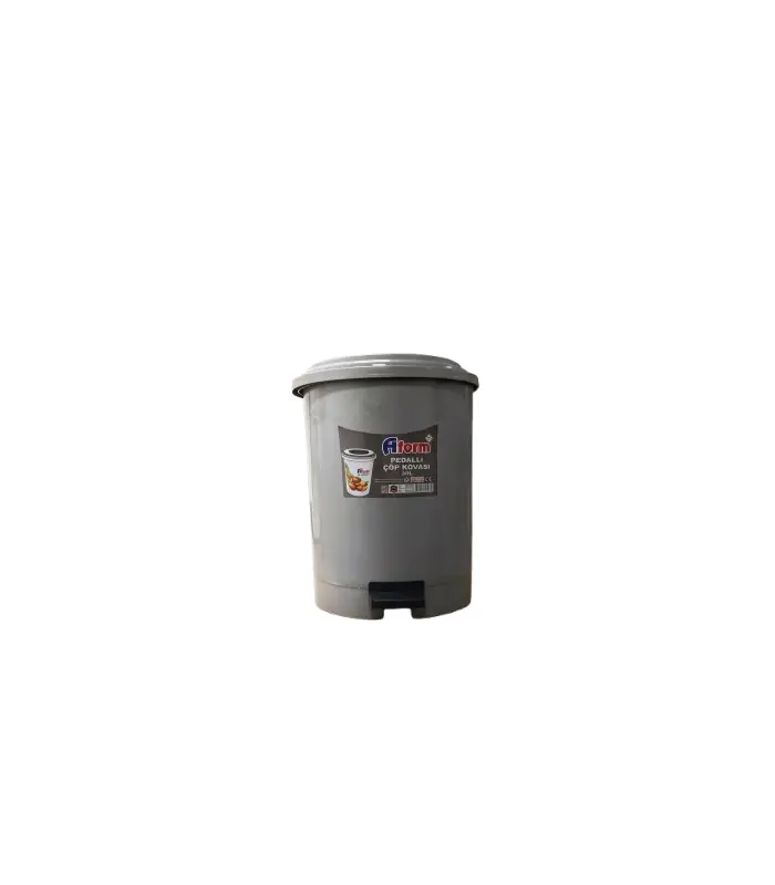 Aform Plastik 30 Litre Pedallı Temassız Plastik Çöp Kovası