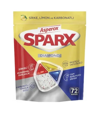 Asperox Sparx Bulaşık Makinesi Kapsülü 72'li