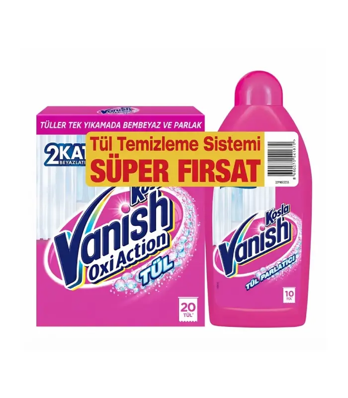 Kosla Tül Temizleyici 400gr ve Tül Parlatıcı 450ml