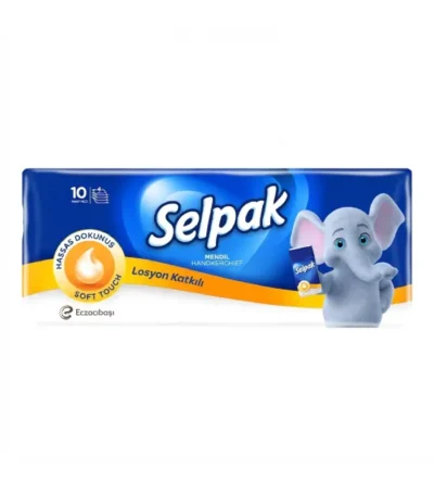 Selpak Losyonlu Mendil 10x10'lu Paket