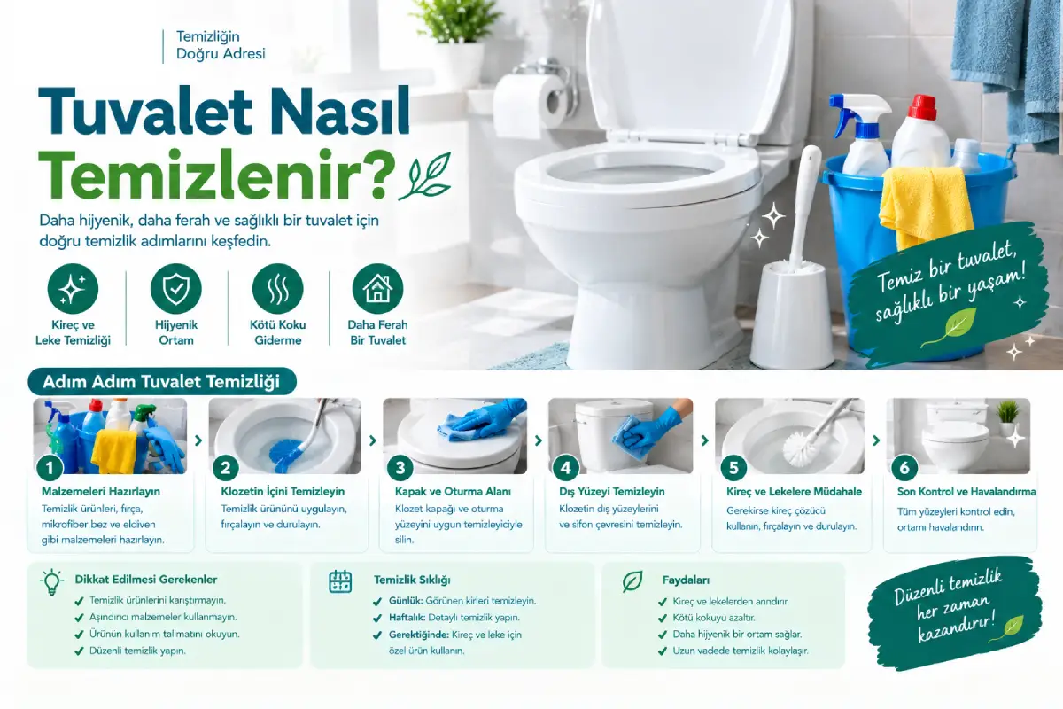 Tuvalet Nasıl Temizlenir?