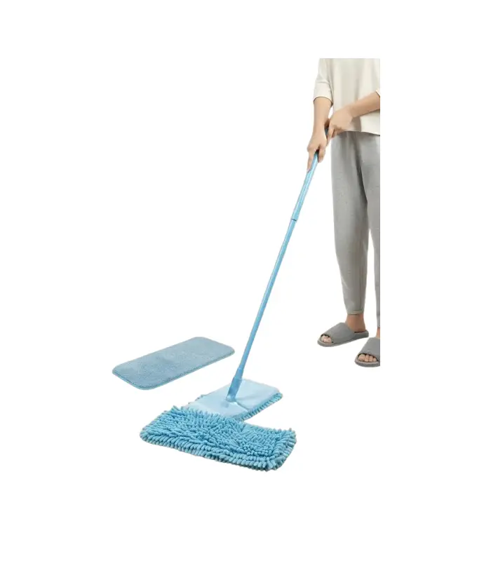 Vipex 40 Cm Mikrofiber Çift Yönlü Makarna Mop ve Aparatı