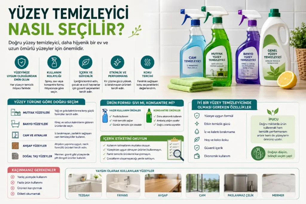 Yüzey Temizleyici Nasıl Seçilir?